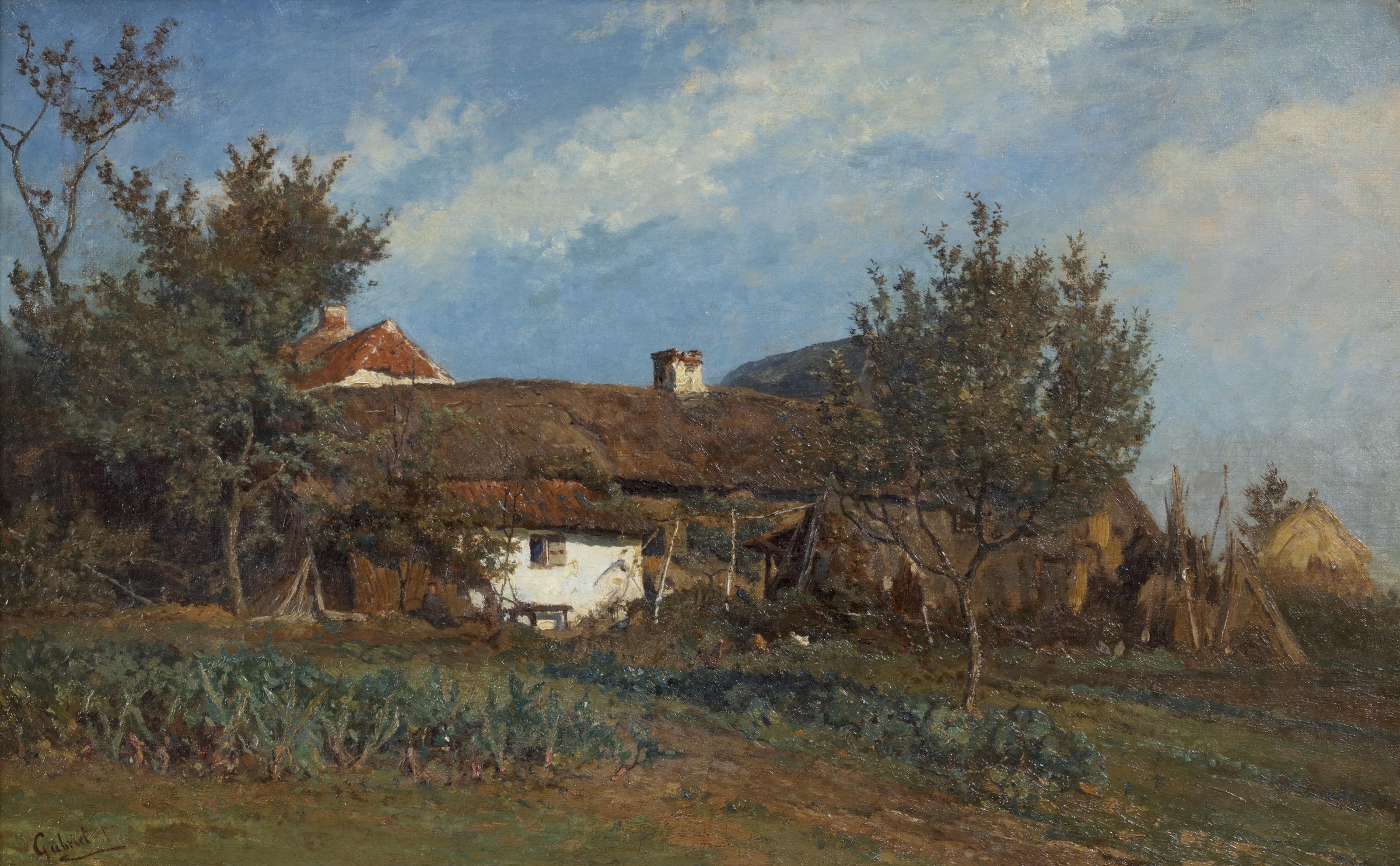 Paul Joseph Constantin Gabriel - A farm in the sun