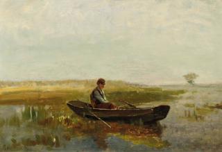 Paul Joseph Constantin Gabriel - Visscher: tegen de avond