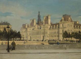 Paul-Joseph Victor Dargaud - L\'Hôtel de Ville, Paris