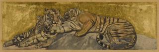 Paul Jouve - Tigre au repos