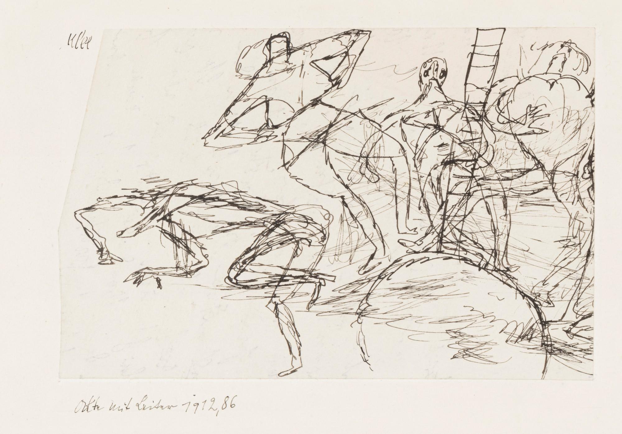 Paul Klee - Akte mit Leiter (Nudes with Ladder)