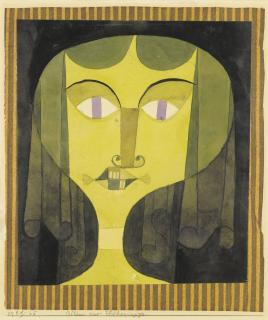 Paul Klee - Bildnis Einer Veilchenäugigen (Portrait Of A Violet-Eyed Woman)