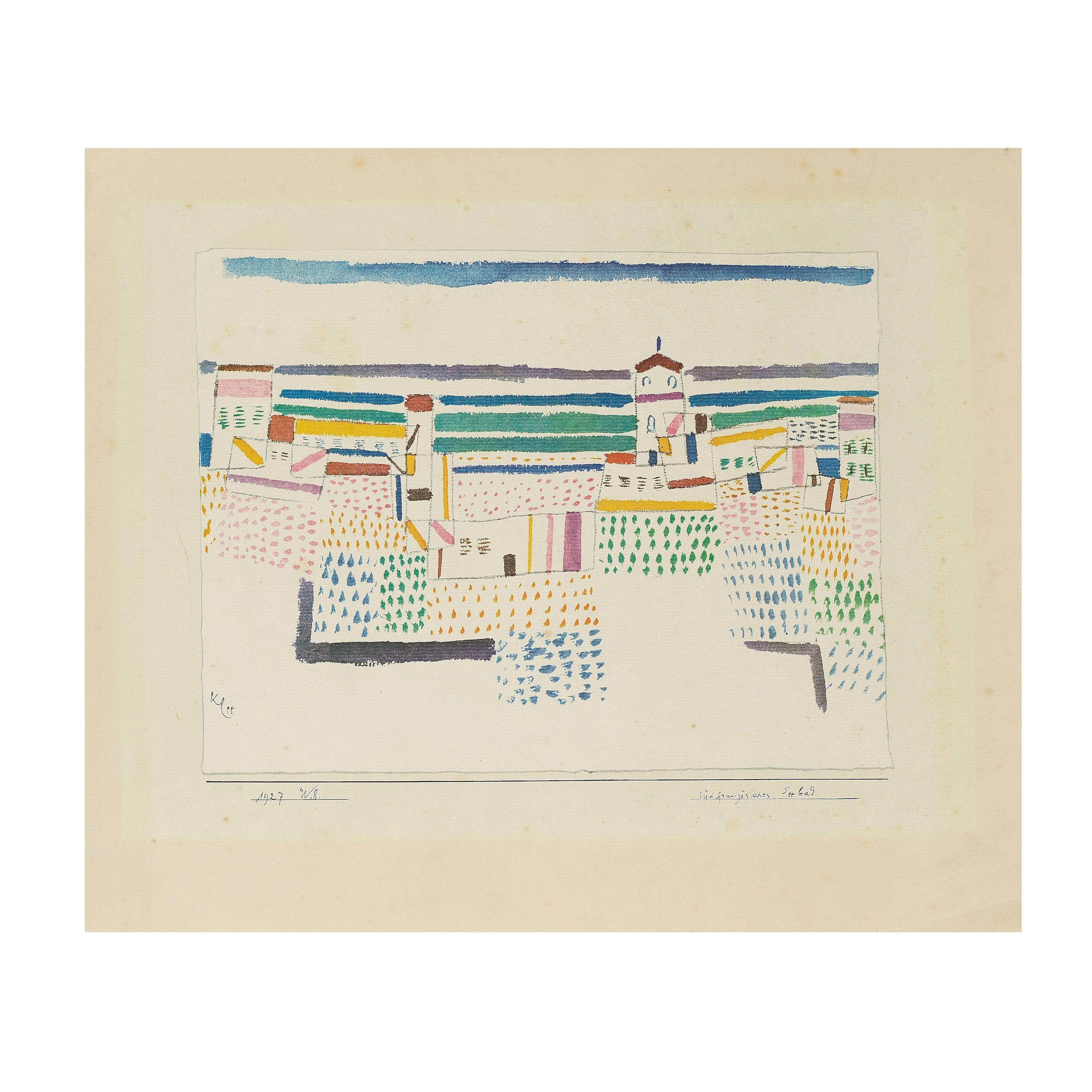 Paul Klee - D\'après Paysage du Sud de la France, 1927