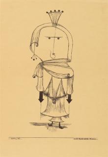 Paul Klee - Die Hexe mit dem Kamm