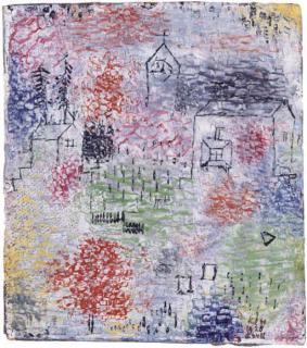 Paul Klee - Kleine Landschaft mit der Dorfkirche
