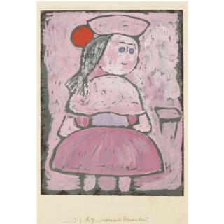 Paul Klee - Kostümiertes Bauernkind (Costumed Peasant Girl)