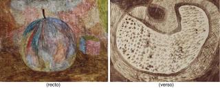 Paul Klee - Künstliche Frucht (Recto); Fruchtscheibe (Verso)