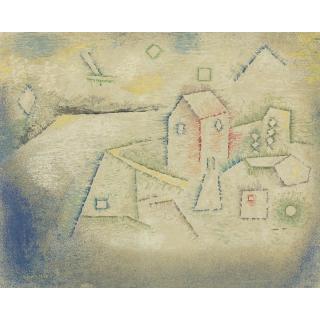 Paul Klee - Landhaus In Norden (Country House In The North)