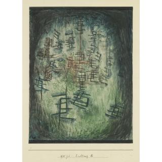 Paul Klee - Lichtung E (Clearing E)
