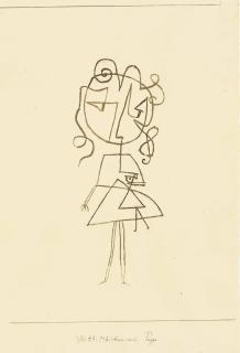 Paul Klee - Mädchen mit Puppe