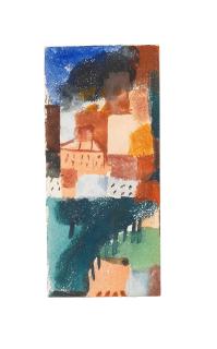 Paul Klee - Ohne Titel (Häuser mit Baumallee)