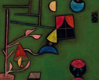 Paul Klee - Pflanze und Fenster Stilleben