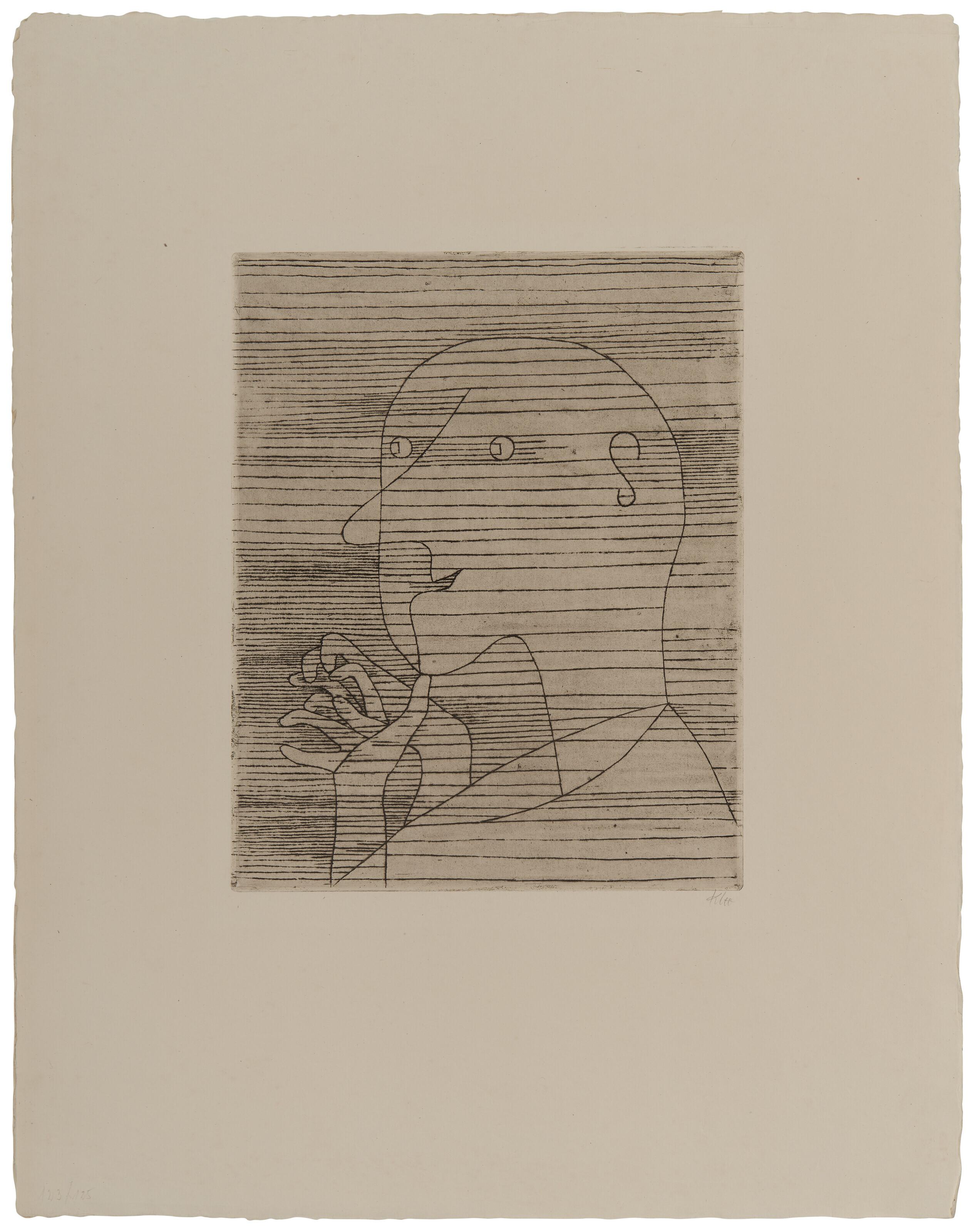 Paul Klee - Rechnender Greis