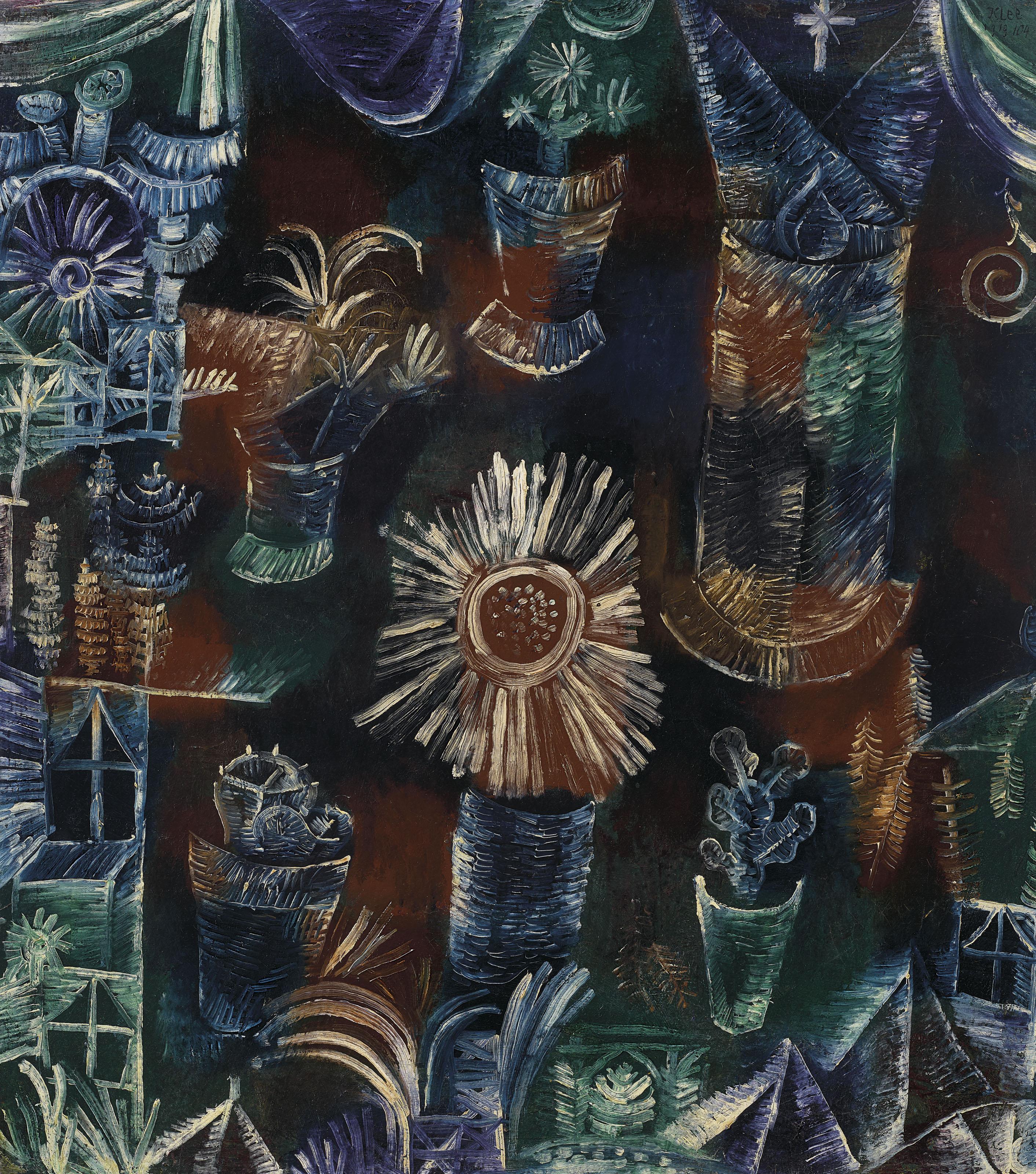 Paul Klee - Stilleben Mit Der Distelblüte (Recto); Ohne Titel (Verso)