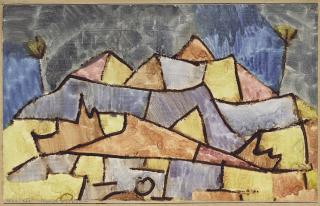 Paul Klee - Strenge Gebirgsform (Kristallines Gebirge)