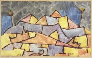 Paul Klee - Strenge Gebirgsform, Kristallines Gebirge