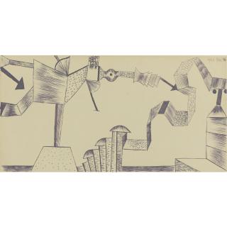 Paul Klee - Utopische Bretterconstruction (Utopian Construction With Boards)