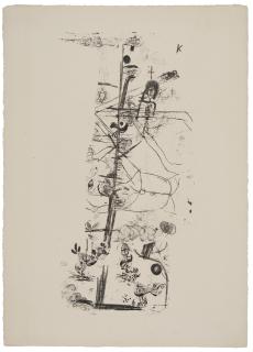Paul Klee - Vogelkomödie, from 25 Originailithographien der Münchener Neuen Secession