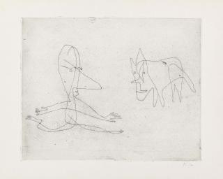 Paul Klee - Was Läuft Er? (Kornfeld 109)