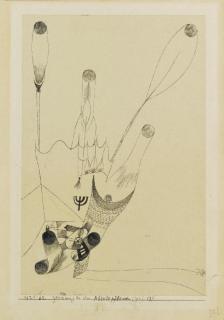 Paul Klee - Zeichnung zu den abseitspflanzen