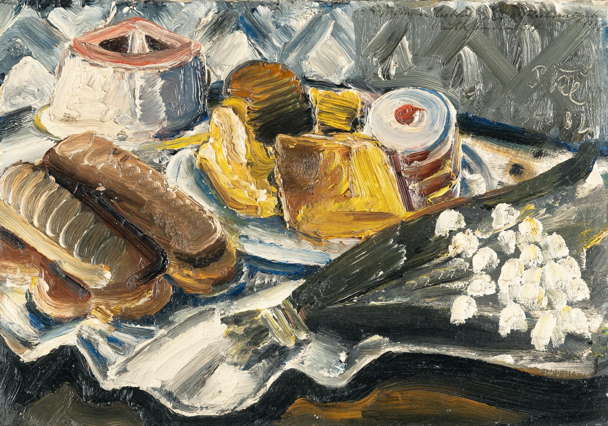 Paul Kleinschmidt - Gebäcke und Maiglöckchen