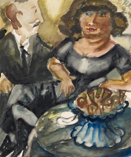 Paul Kleinschmidt - Ohne Titel (Bei einer Tasse Tee)