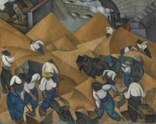 Paul Kotlarevsky - Shovelling Sand On The Seine