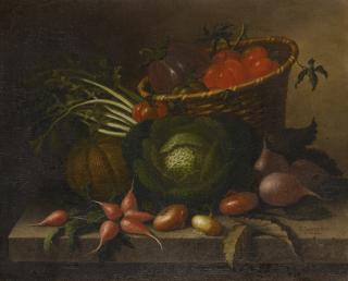 Paul Lacroix - Still Life With Vegetables