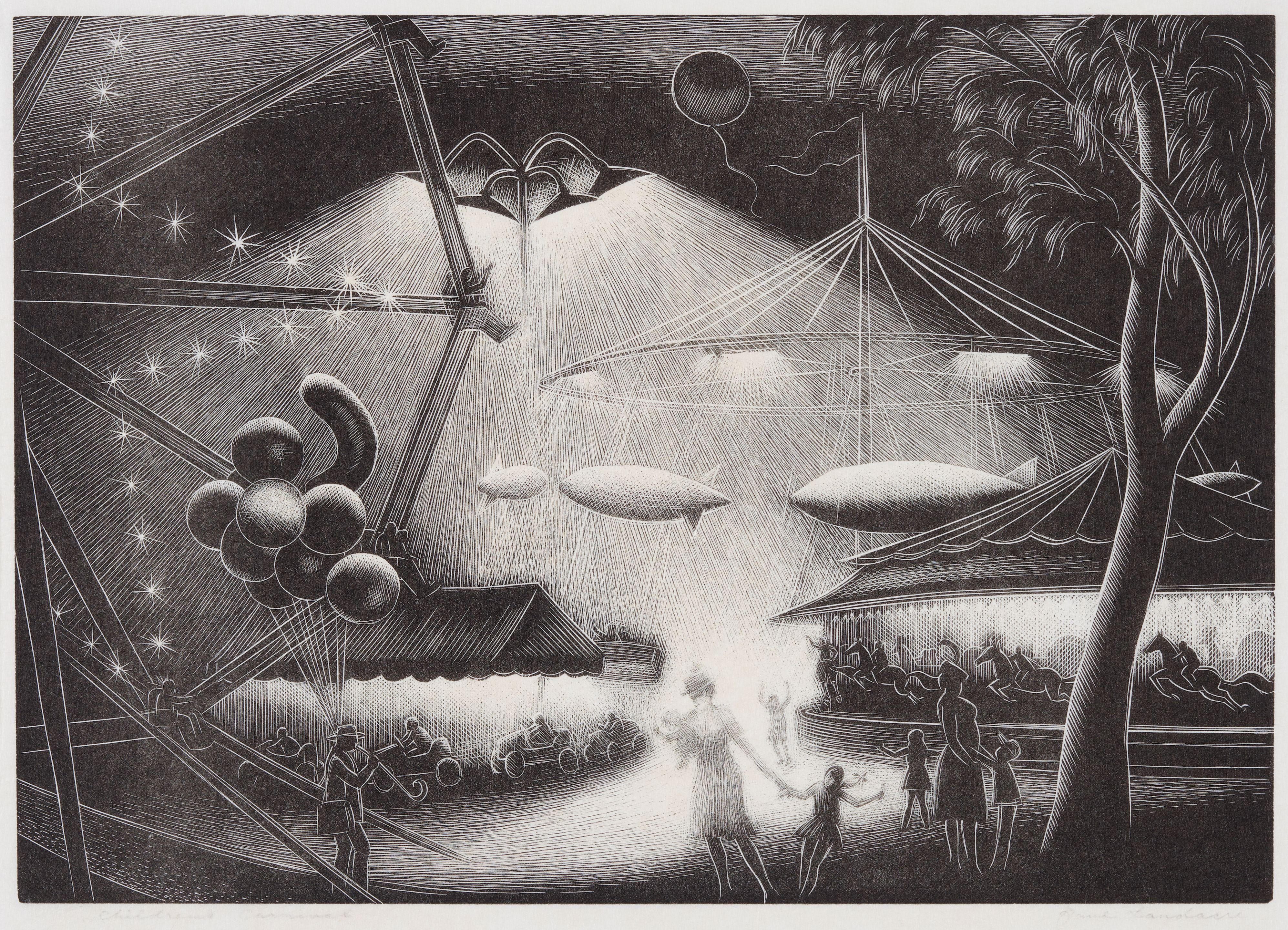 Paul Landacre - Children\'s Carnival