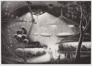 Paul Landacre - Children\'s Carnival