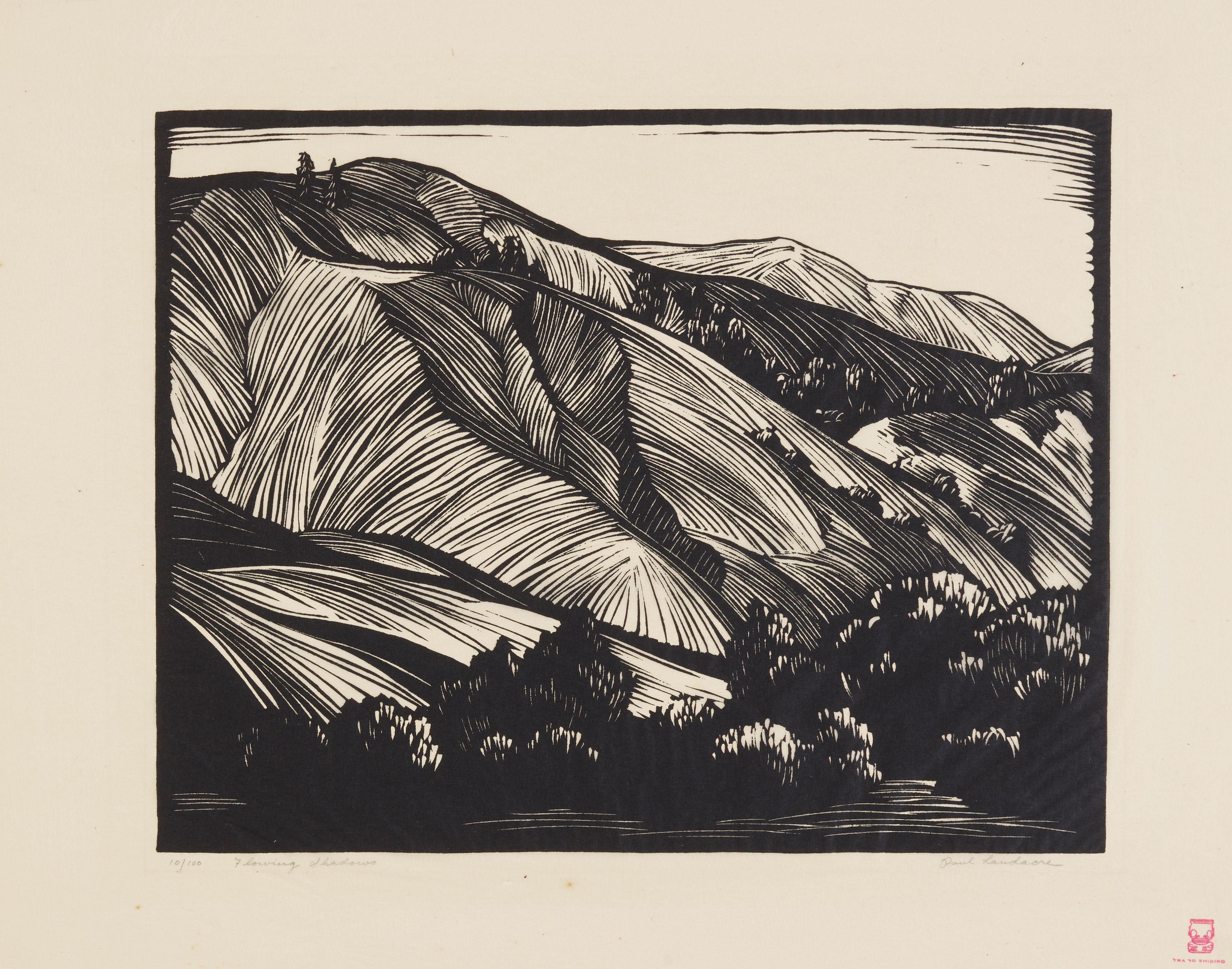 Paul Landacre - Flowing Shadows