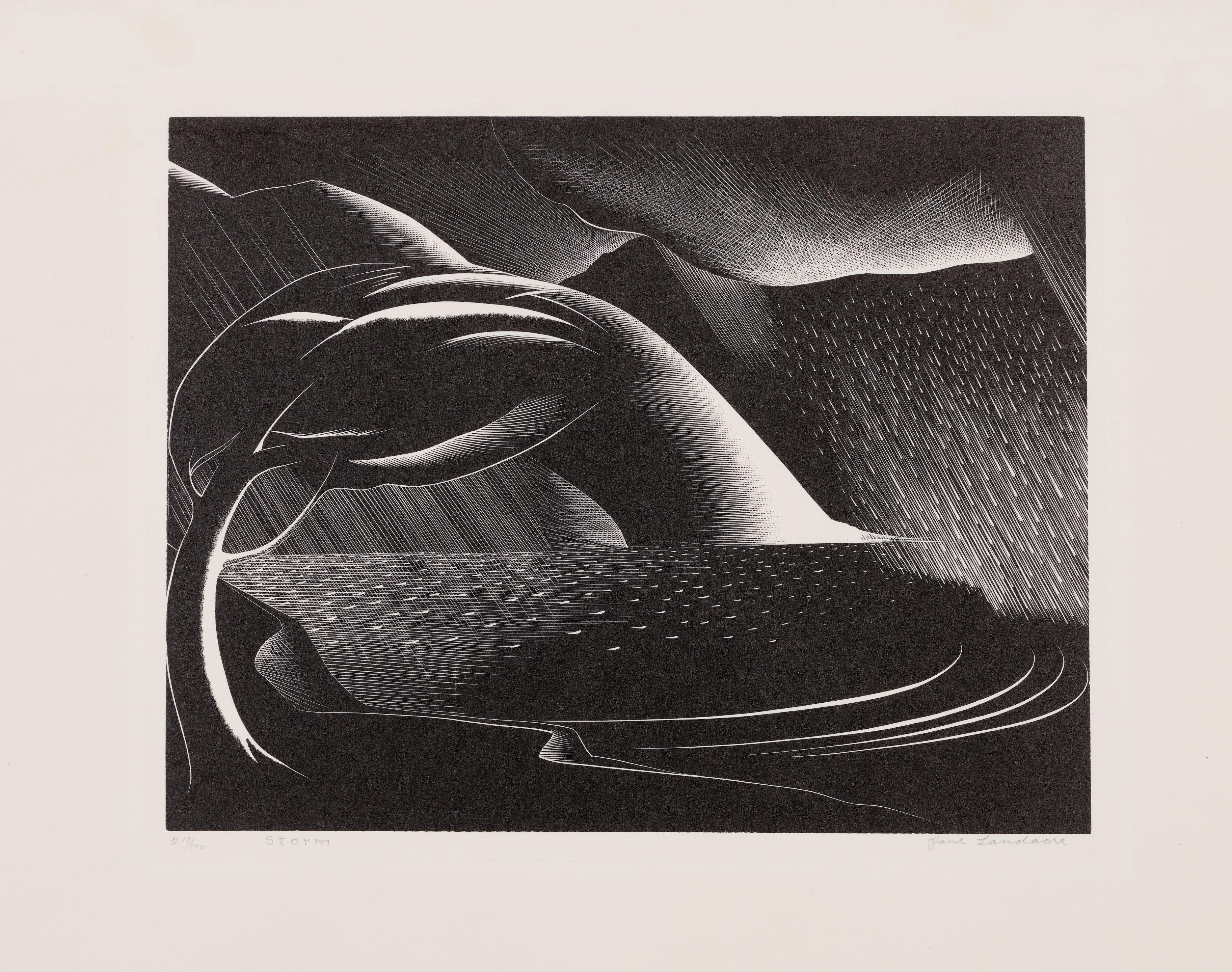 Paul Landacre - Storm