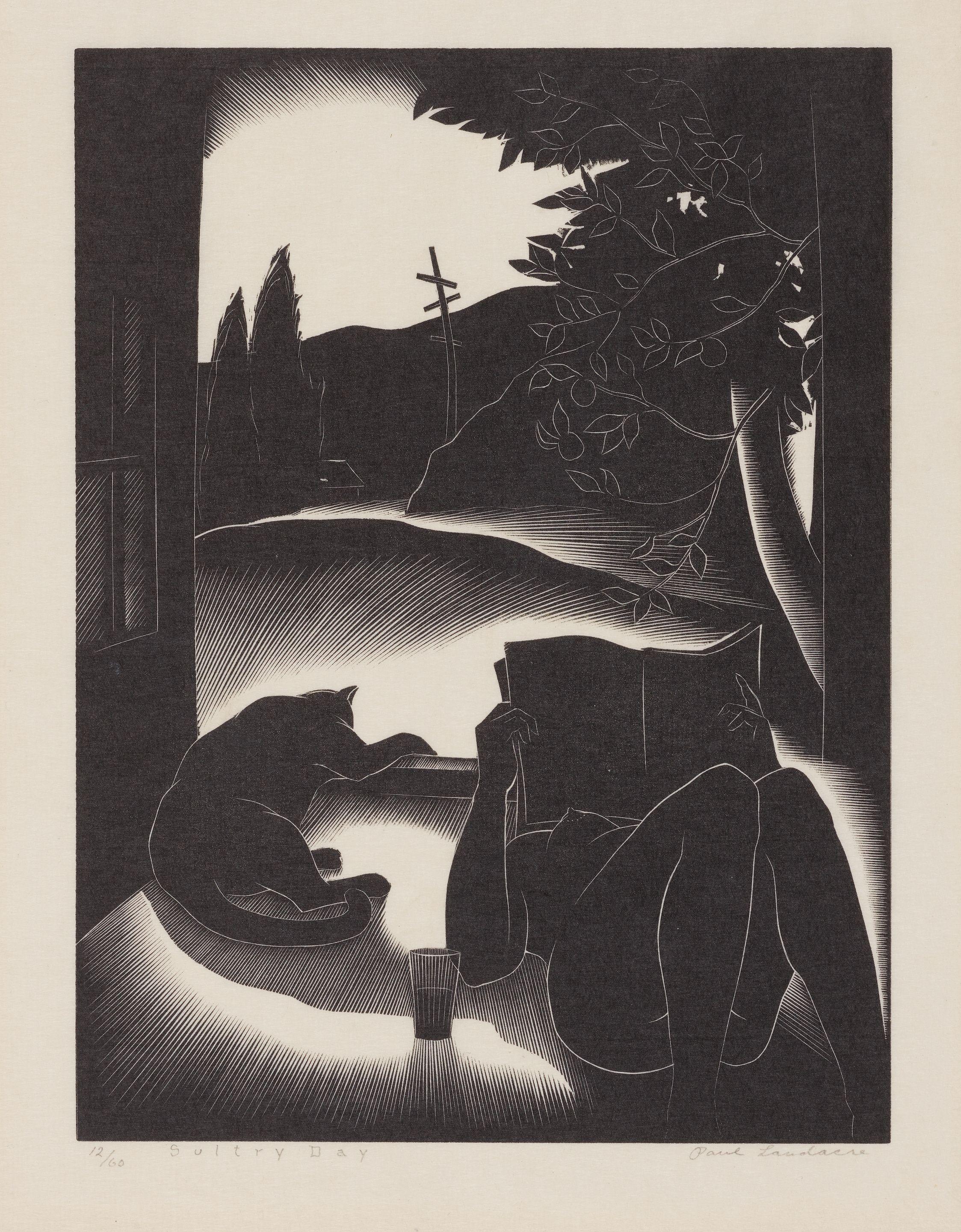 Paul Landacre - Sultry Day