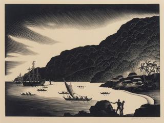 Paul Landacre - Visitors (Wien 171, Zeitlin & Ver Brugge 51), 1935