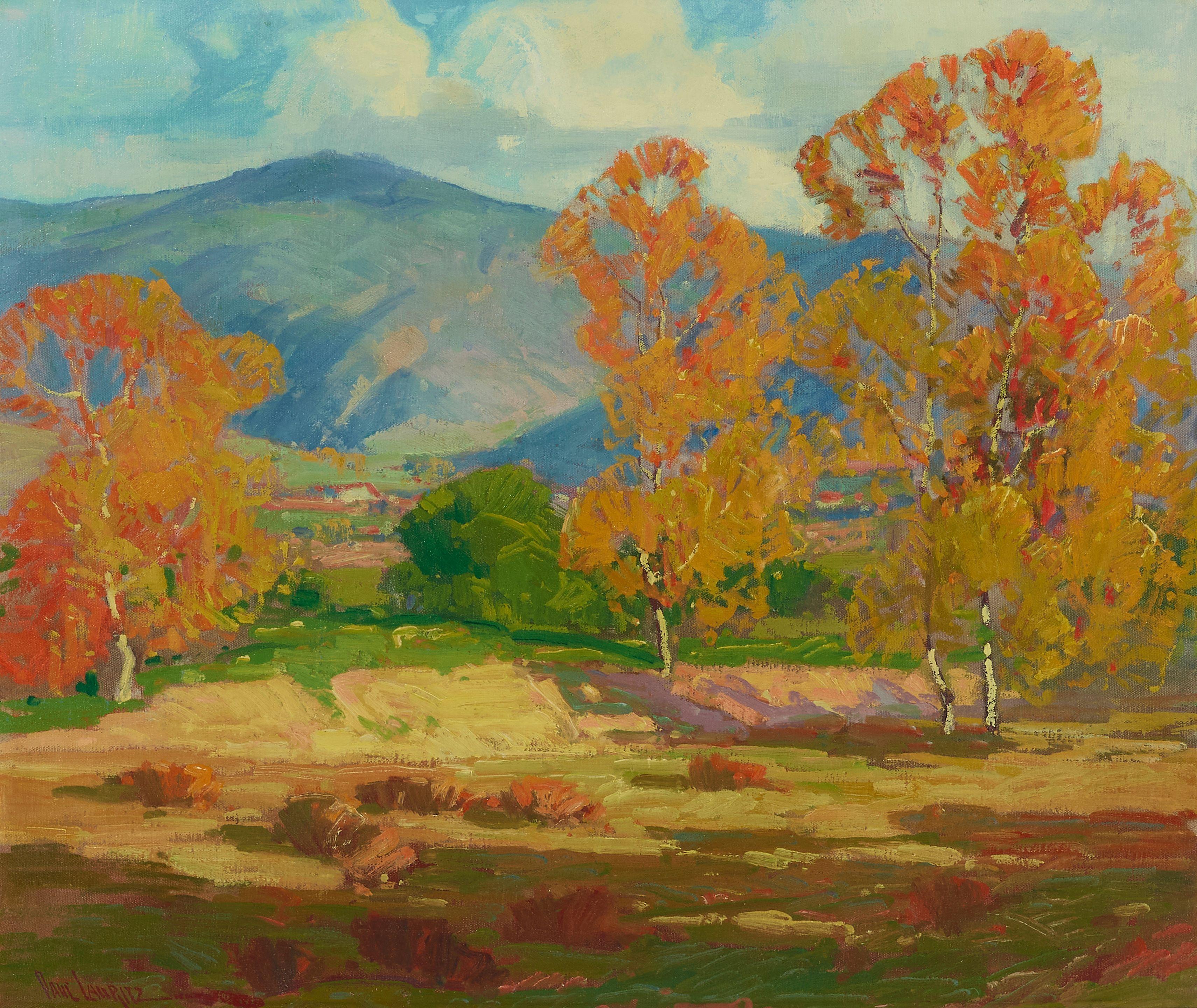 Paul Lauritz - California Autumn 20 x 24 in. framed 27 x 31 in.