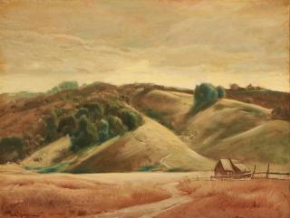 Paul Lauritz - California Farm 30 x 40 in. framed 40 1/2 x 50 in.