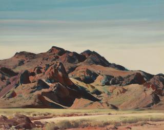 Paul Lauritz - Desert Hill 20 x 25 in. framed 27 x 31 1/4 in.