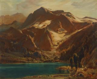 Paul Lauritz - Long Lake, Toward Evening, High Sierras