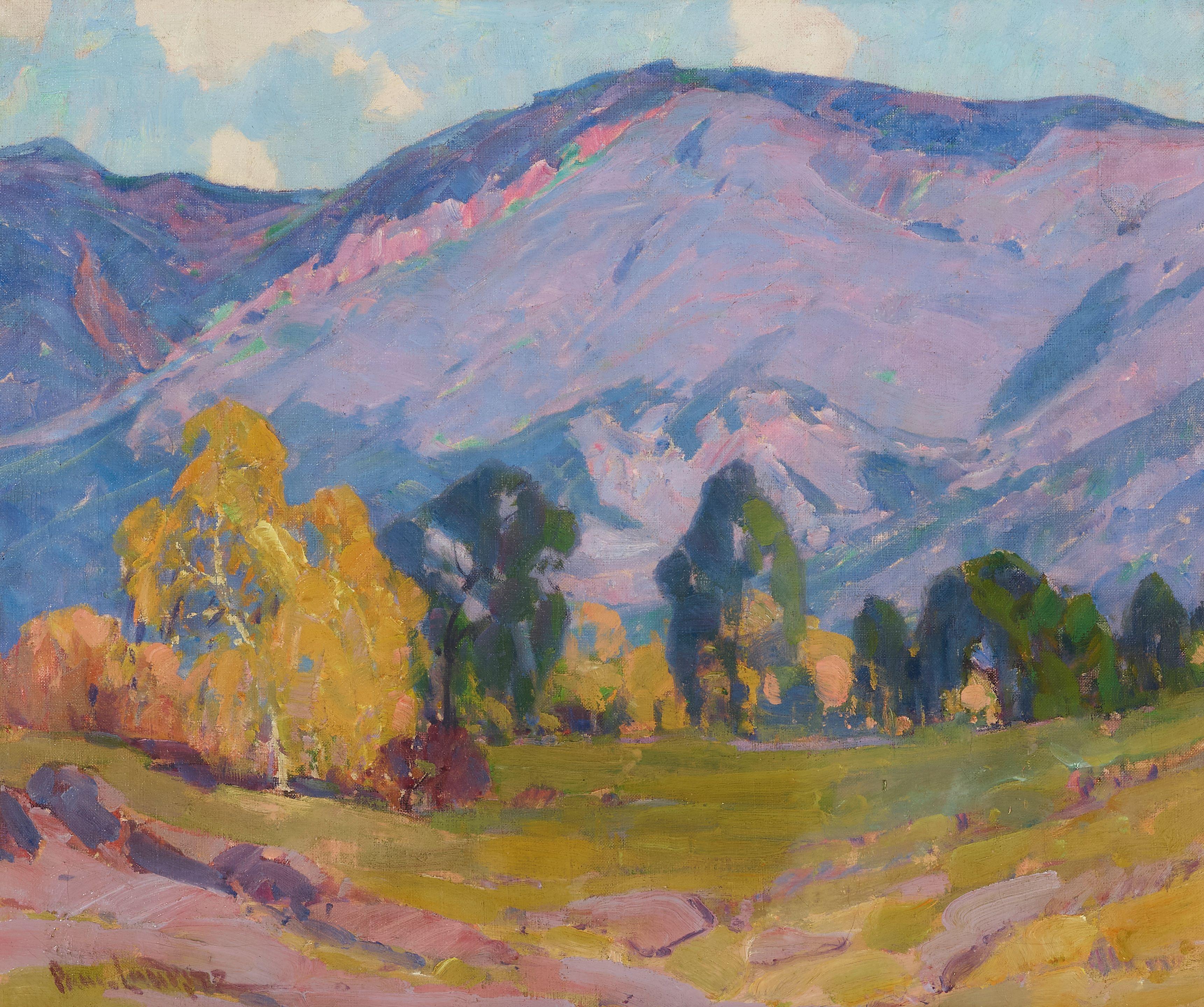 Paul Lauritz - Malibu Mountains 20 x 24 in. framed 27 x 31 in.