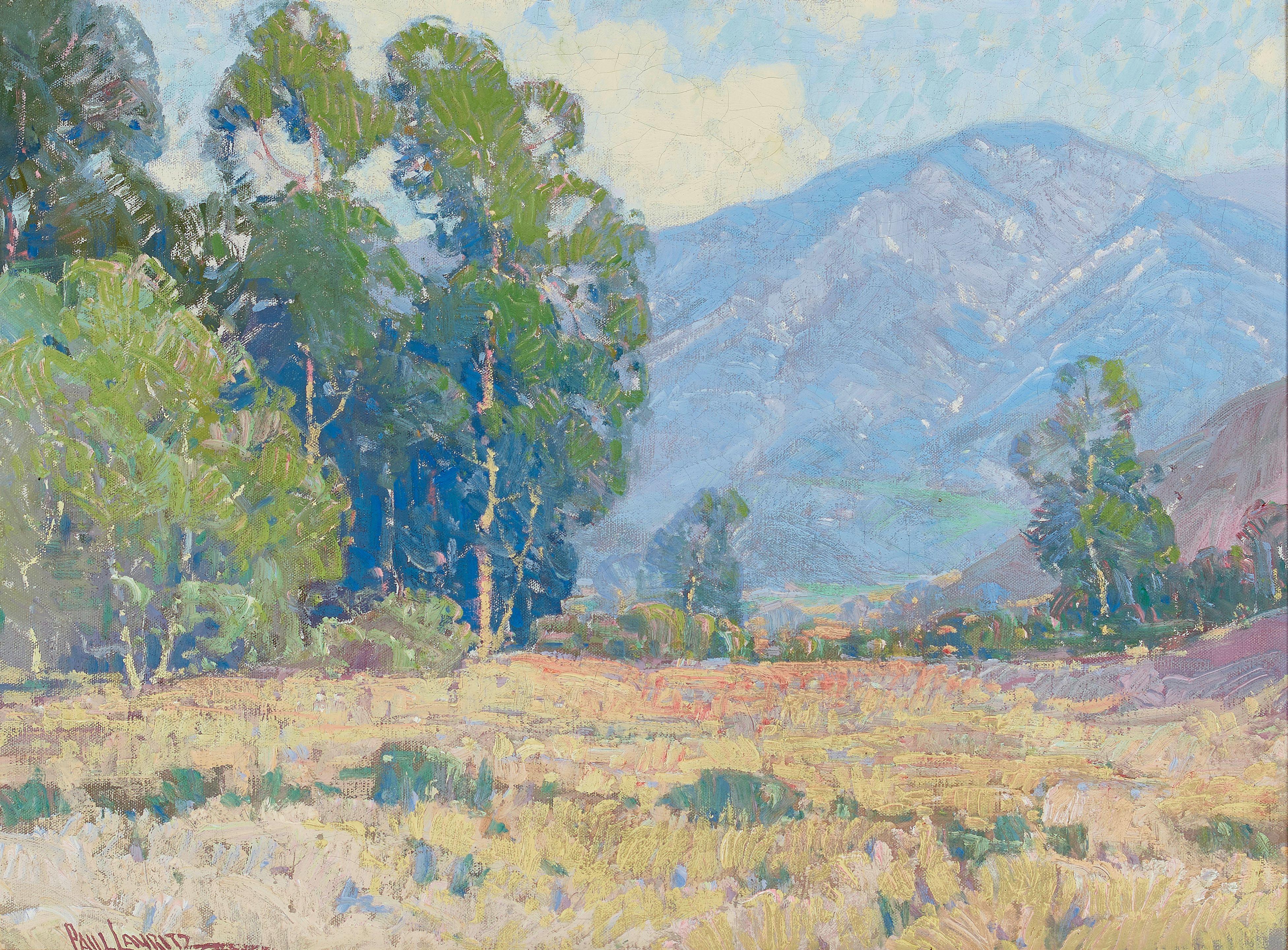 Paul Lauritz - Meadow in the Sierras 18 x 24 in. framed 26 x 32 in.
