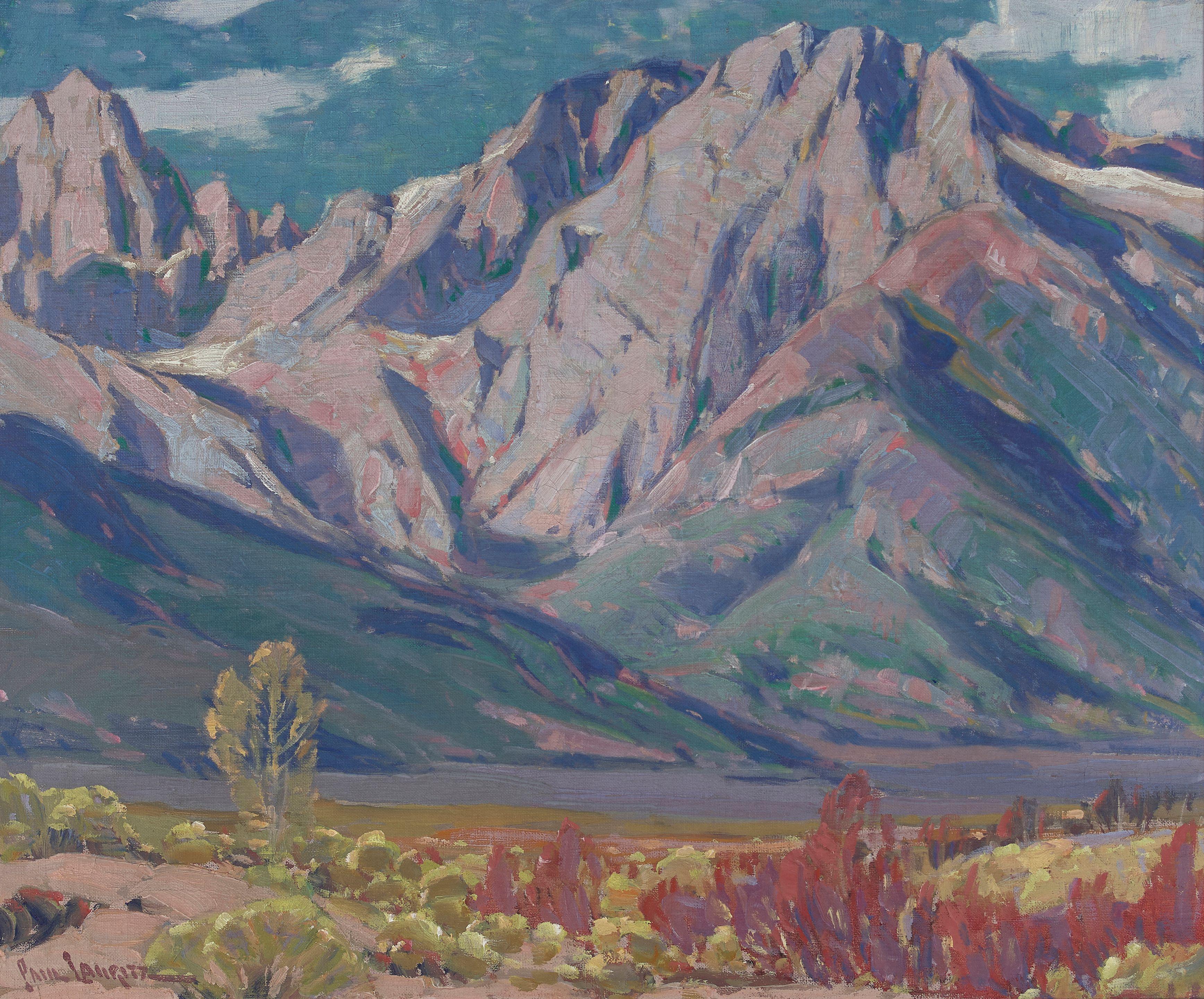 Paul Lauritz - Moraine Mountain 20 x 24 in. framed 27 1/4 x 31 1/2 in.