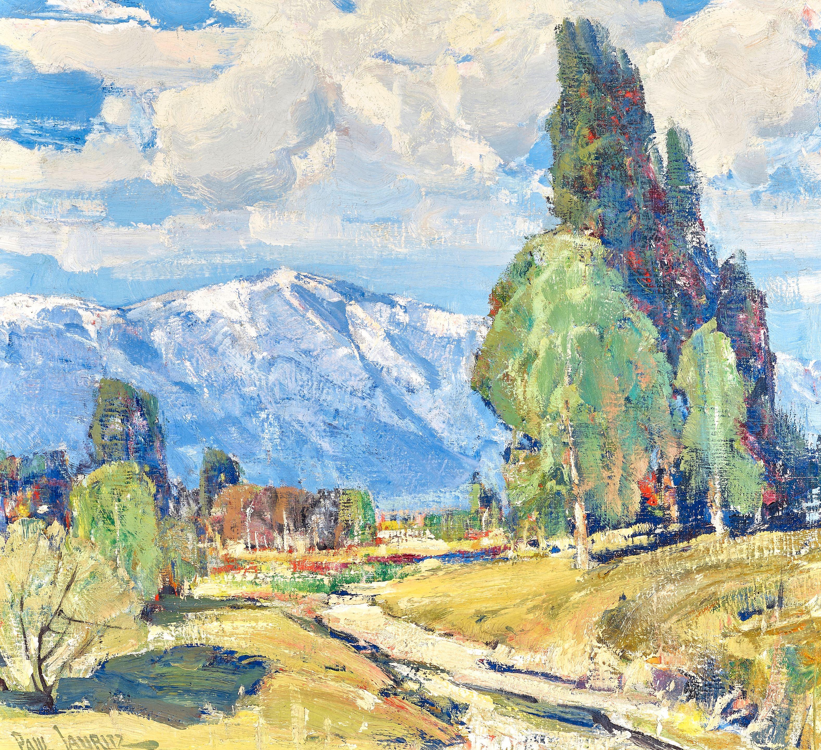Paul Lauritz - Snow on the San Gabriels