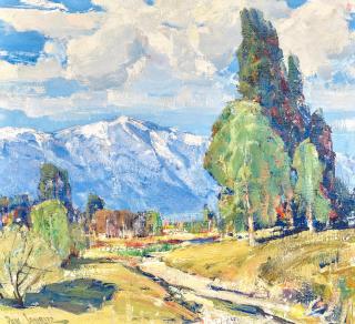 Paul Lauritz - Snow on the San Gabriels
