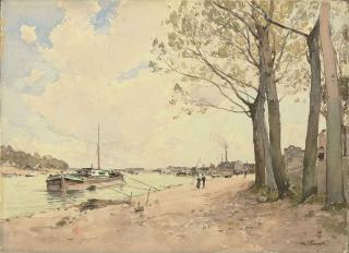 Paul Lecomte - Le Quai de Bercy, Paris