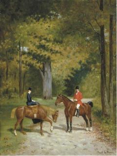 Paul Lemore - Riding in the forest