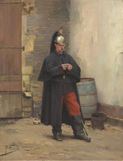 Paul Louis Narcisse Grolleron - A Guard\'S Rest