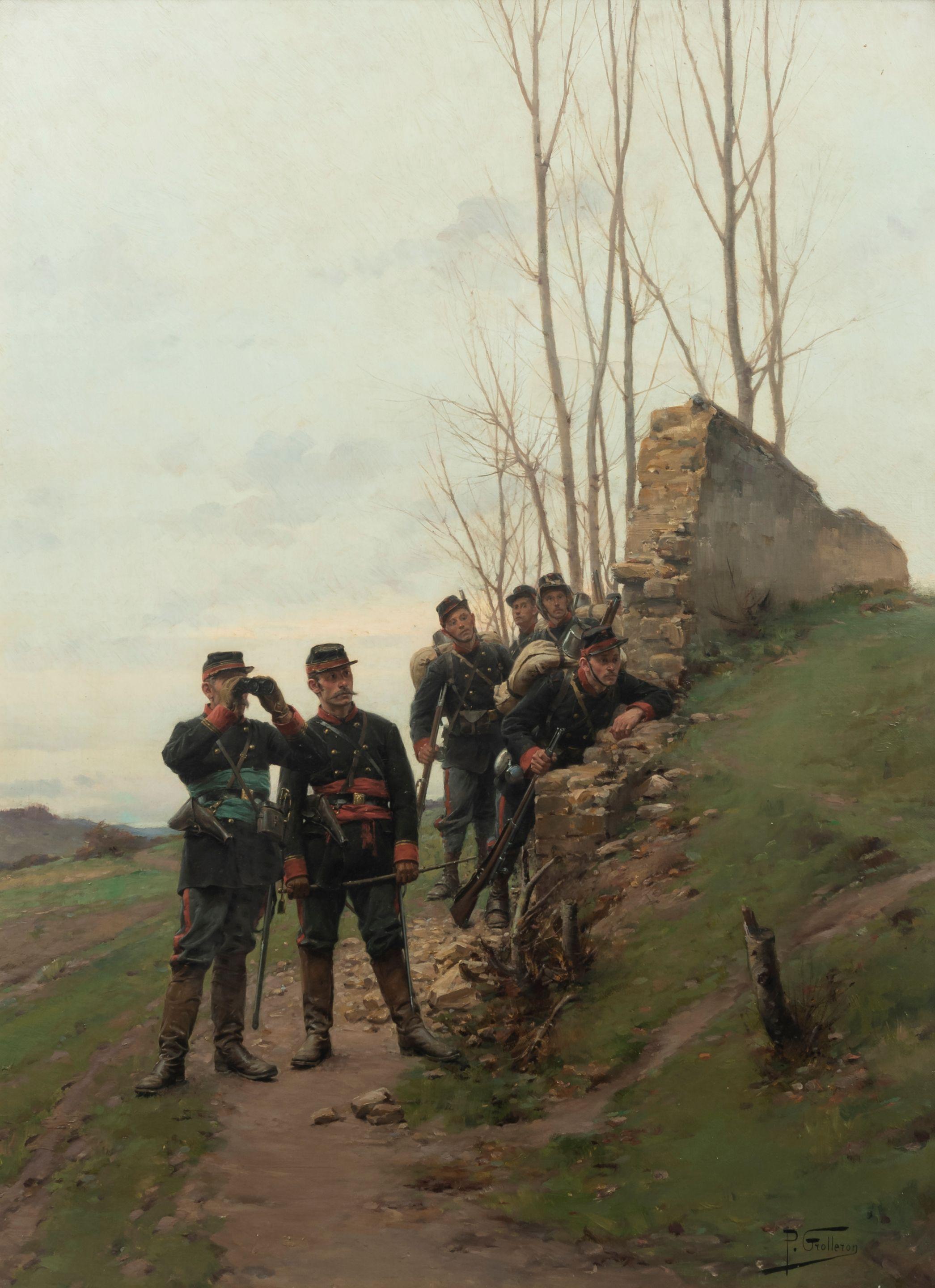 Paul Louis Narcisse Grolleron - An Advance Party Surveying the Enemy