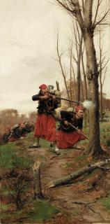 Paul-Louis-Narcisse Grolleron - Charging Zouaves