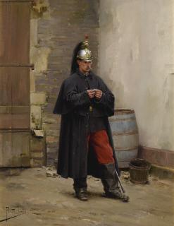 Paul Louis Narcisse Grolleron - French a Guard\'S Rest 