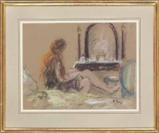 Paul Lucien Maze - Jessie At The Dressing Table